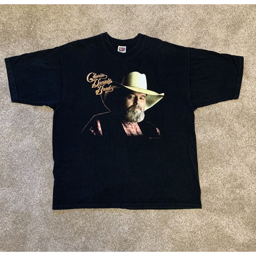 Vintage 1997 Charlie Daniels Band Country Graphic Shirt Lofteez Size XL